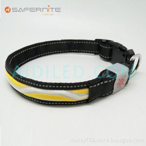 Rechargeable Illuminated Led Dog Collars Lighted